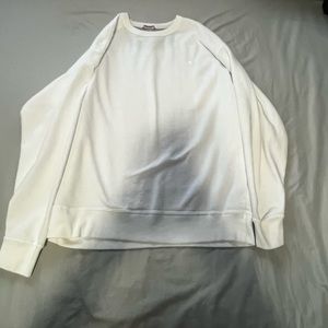 White Nike crew neck